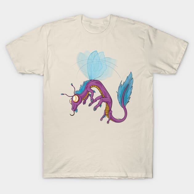 Punimals - Dragon Fly T-Shirt by tygerwolfe